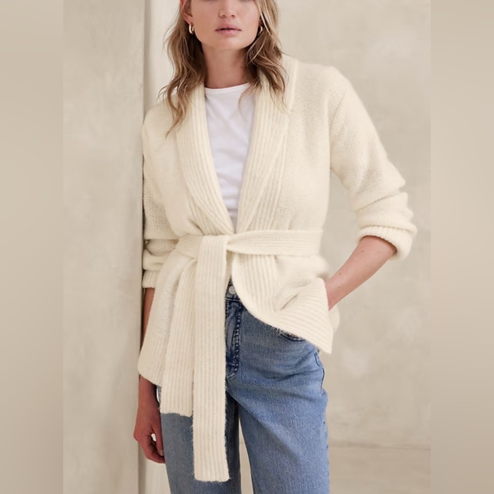 NWT Banana Republic Tie Front Cardigan size XXS
